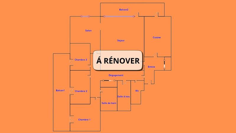 Appartement - 100 m² - 5 pièces