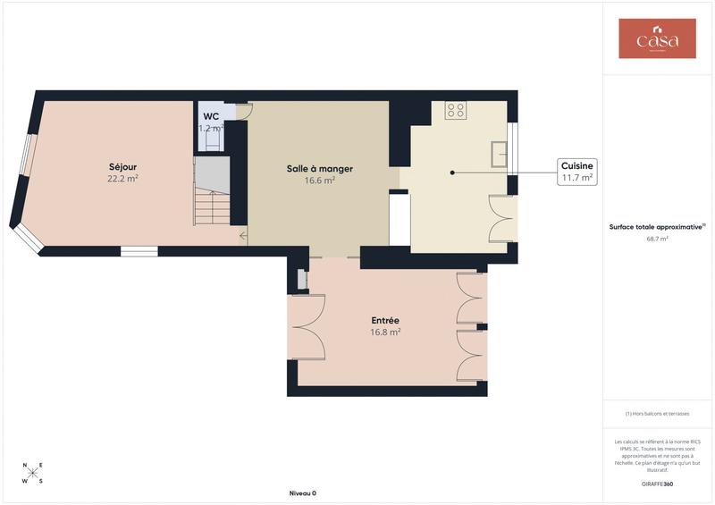 Maison - 122 m² - 6 pièces