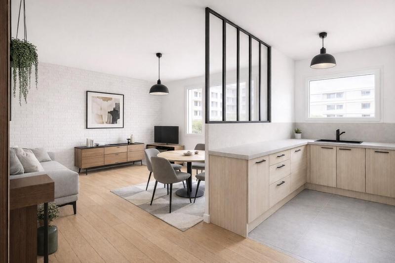 Appartement - 47 m² - 2 pièces