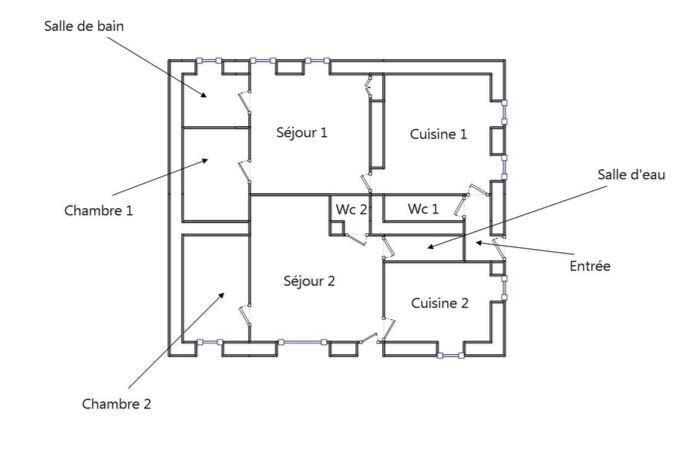 Maison - 123 m² - 3 pièces