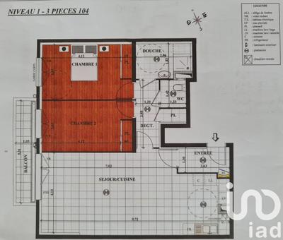 Appartement - 78 m² - 3 pièces