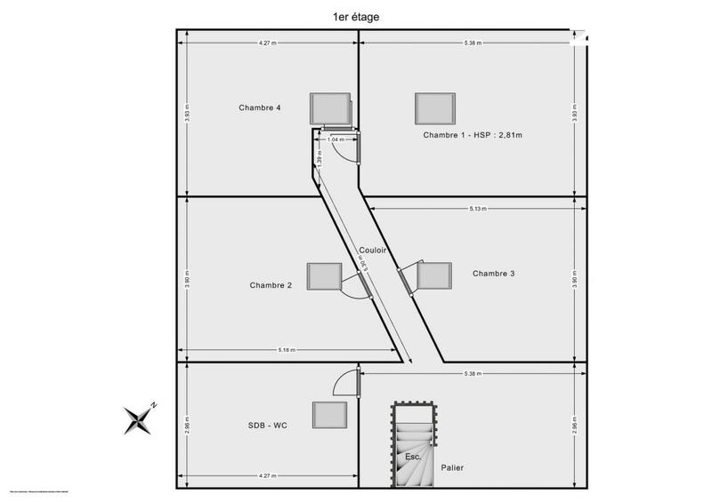 Maison - 177 m² - 2 pièces