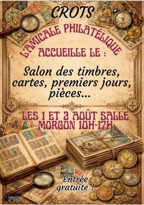 Salon du timbre, cartes postales, premiers jours, pièces