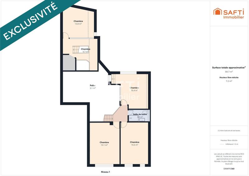 Maison - 165 m² - 6 pièces