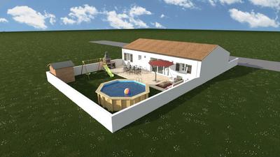 Maison - 80 m² - 5 pièces