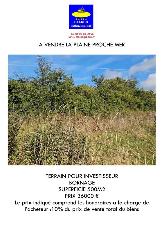 Terrain - 500 m²