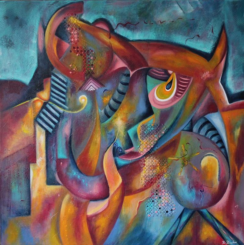 Exposition de sculptures marines métal et peintures