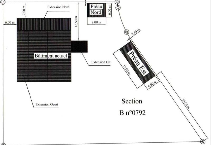 Terrain industriel - 3 700 m²