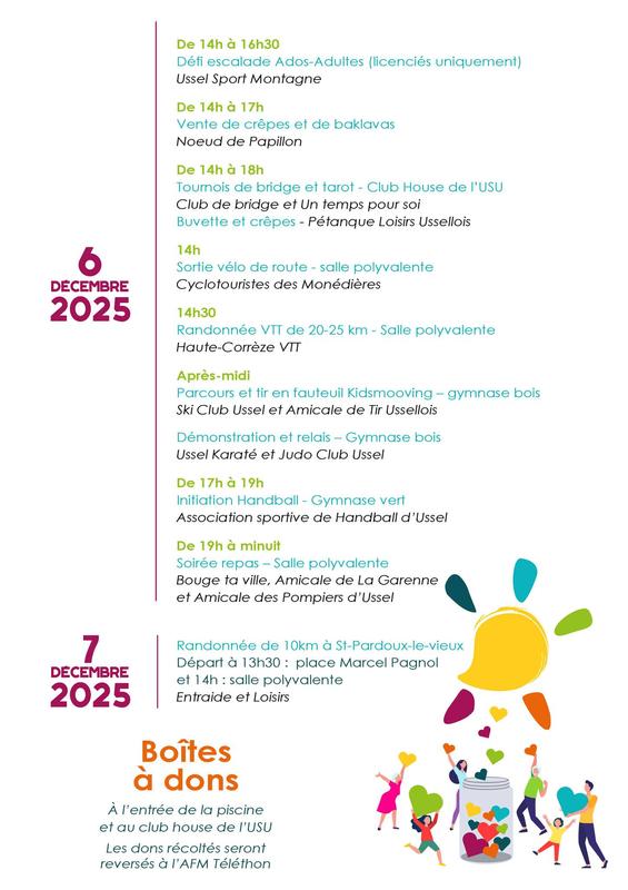 Week-end de mobilisation Téléthon