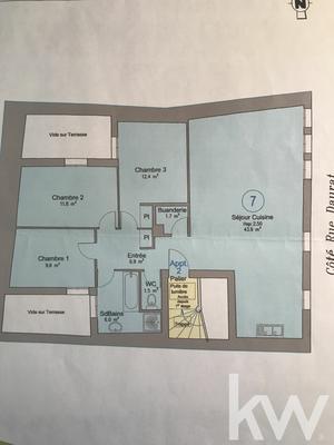 Appartement - 94 m² - 4 pièces