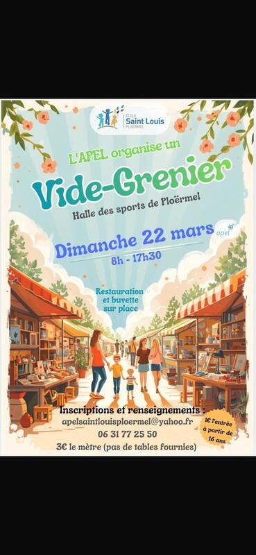 Vide grenier école st louis
