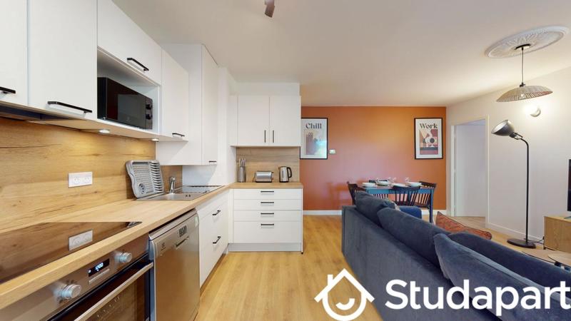 Chambre - 14 m² - 1 pièce