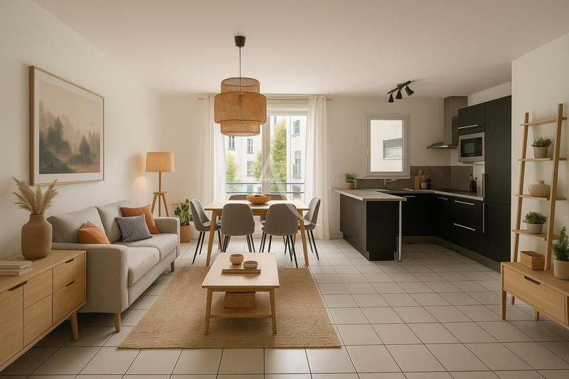 Appartement - 64 m² - 3 pièces