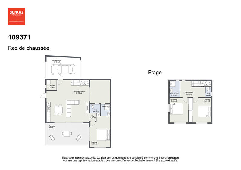 Maison - 103 m² - 4 pièces