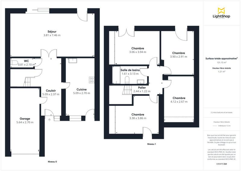 Maison - 112 m² - 5 pièces