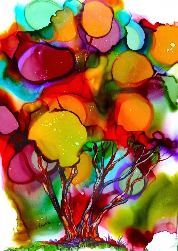 Atelier de peinture sur le thème de la forêt