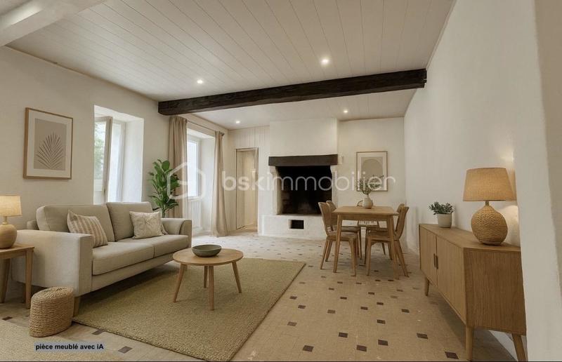 Maison en pierre - 100 m² - 5 pièces