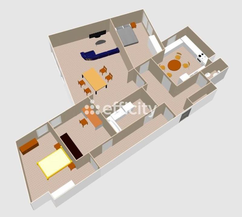 Appartement - 116 m² - 5 pièces