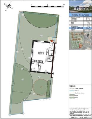 Maison - 80 m² - 4 pièces