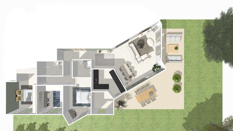 Appartement - 106 m² - 4 pièces