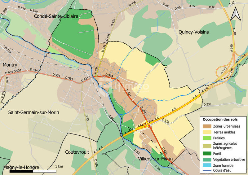 Terrain constructible - 1 032 m²