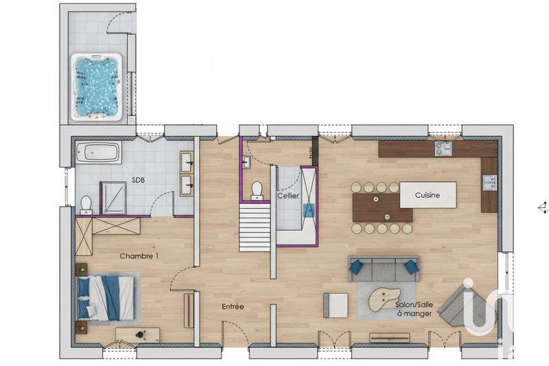 Maison - 210 m² - 5 pièces