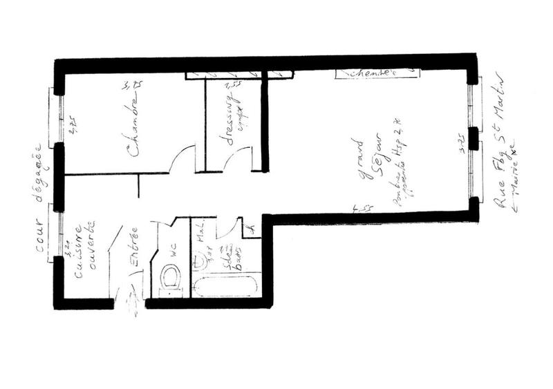 Appartement - 49 m² - 2 pièces