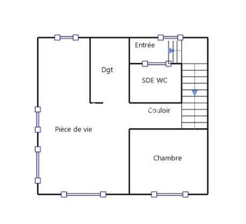 Appartement - 36 m² - 2 pièces
