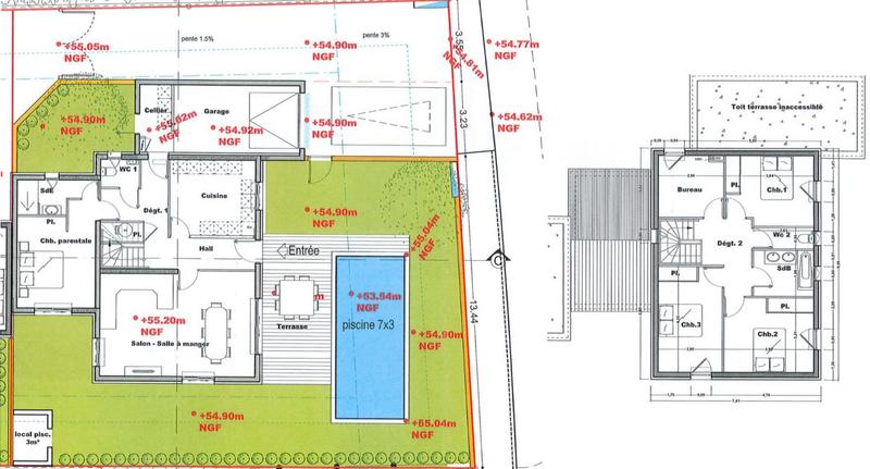 Terrain constructible - 337 m²