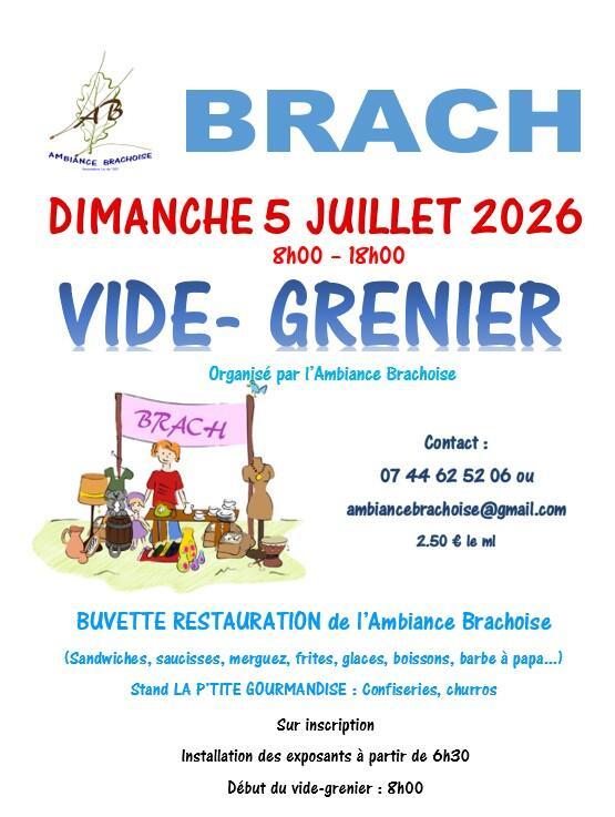 Vide grenier de l'été