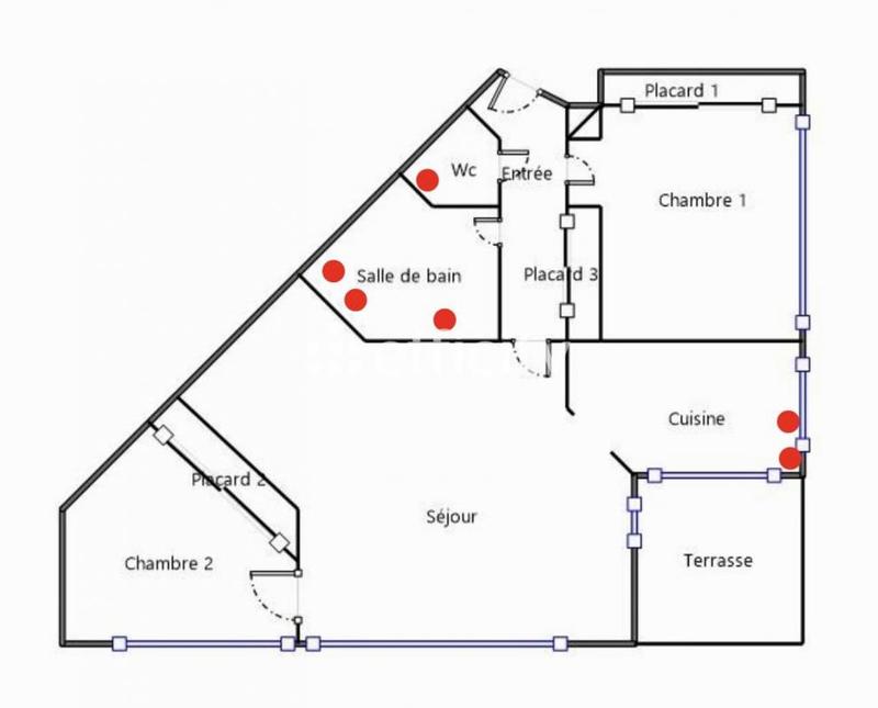 Appartement - 64 m² - 3 pièces