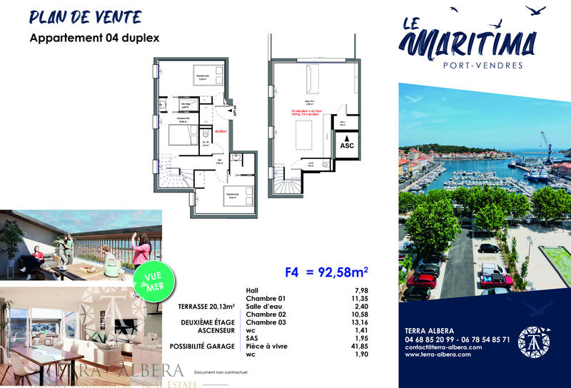 Appartement - 93 m² - 4 pièces