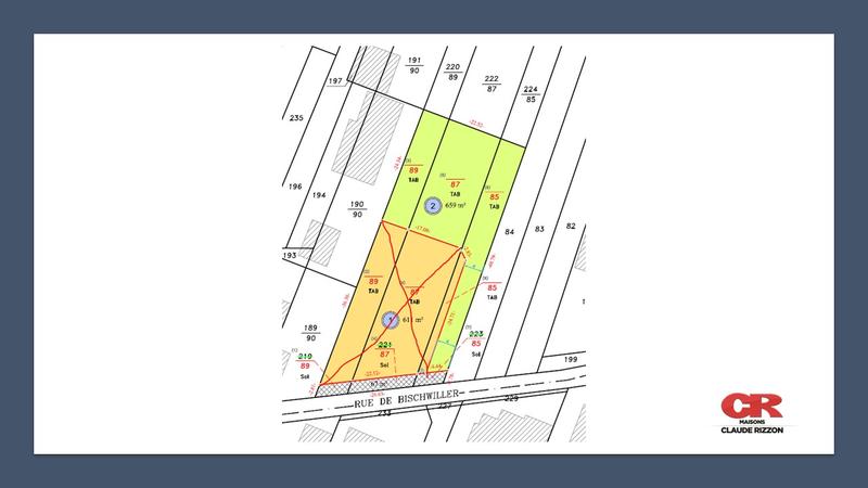 Terrain constructible - 659 m²