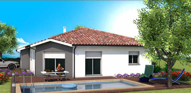 Maison - 92 m² - 5 pièces