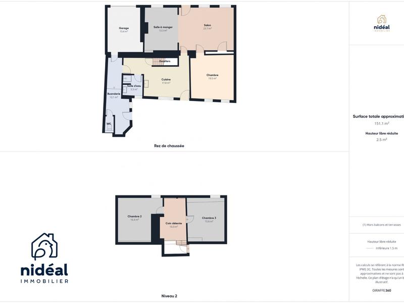 Maison - 125 m² - 5 pièces