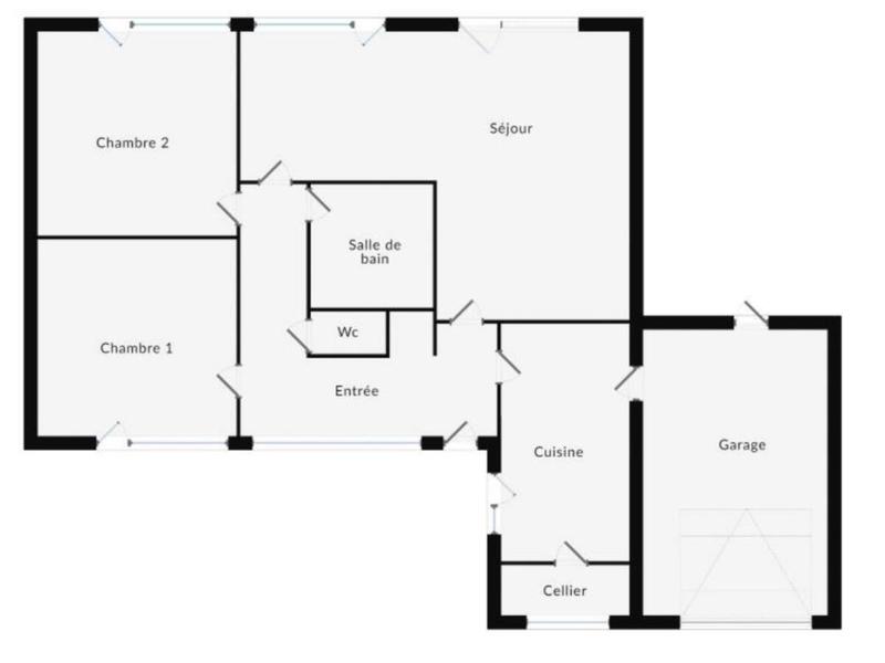 Maison - 83 m² - 3 pièces