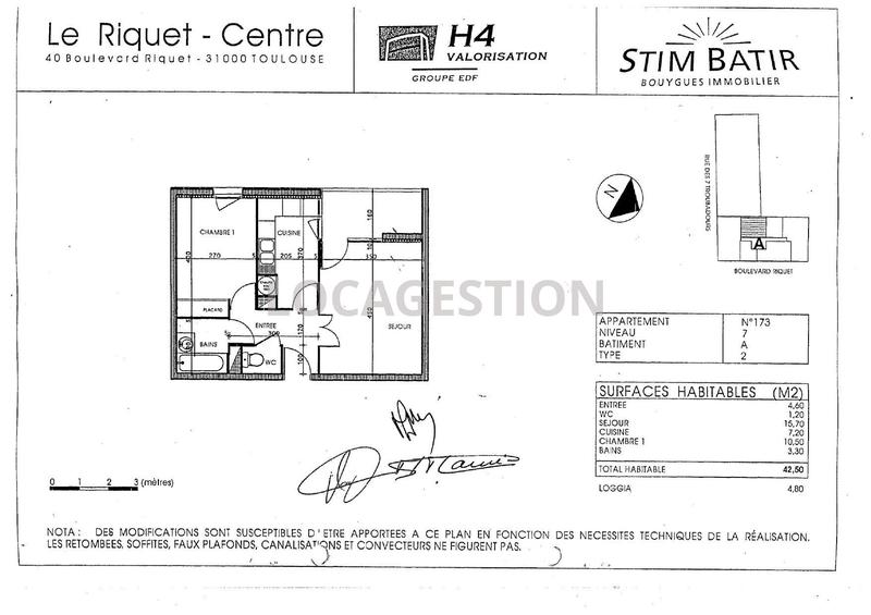 Appartement - 42 m² - 2 pièces