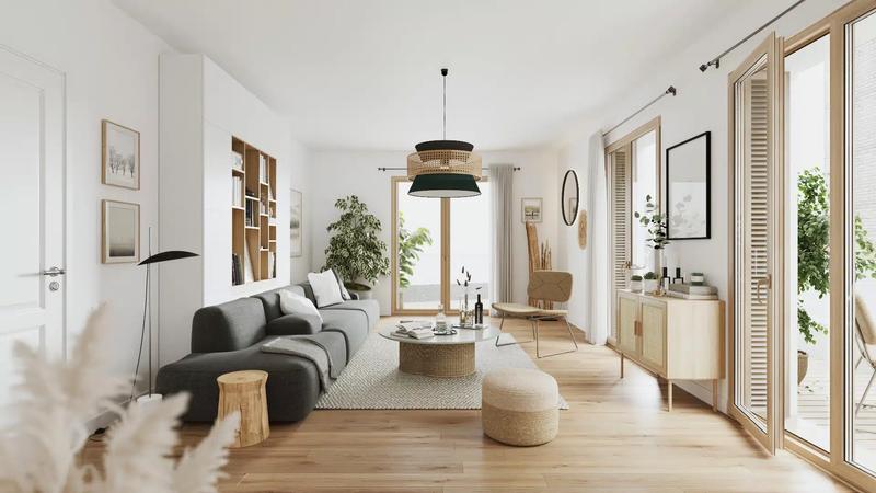 Appartement - 65 m² - 3 pièces