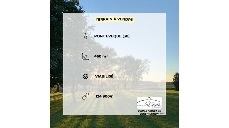 Terrain constructible - 460 m²
