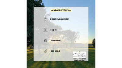 Terrain constructible - 460 m²