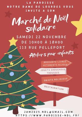 Brocante - marché de noël solidaire de la paroisse ndl