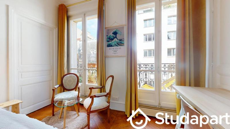 Chambre - 14 m² - 1 pièce