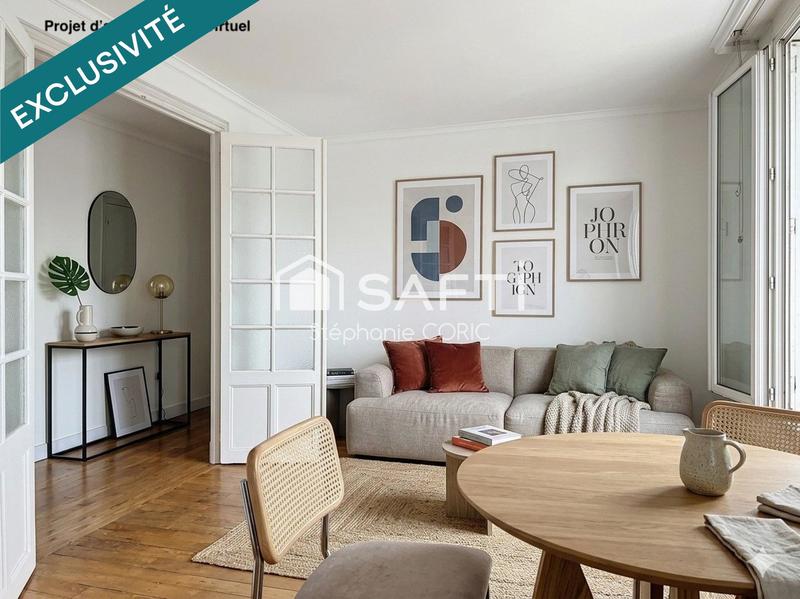 Appartement - 65 m² - 3 pièces