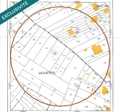 Terrain agricole - 2 495 m²