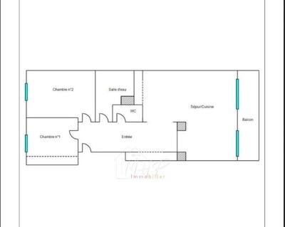 Appartement - 57 m² - 3 pièces