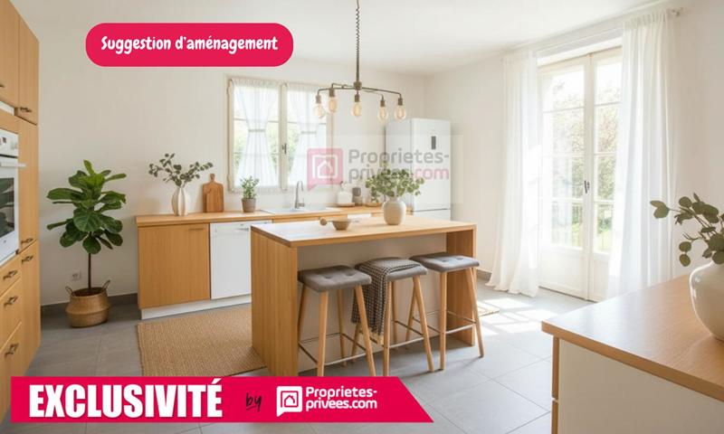 Maison - 80 m² - 3 pièces
