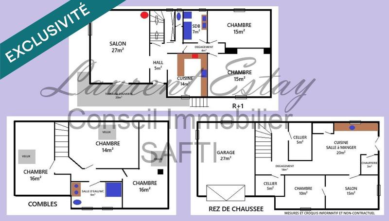 Maison - 225 m² - 8 pièces