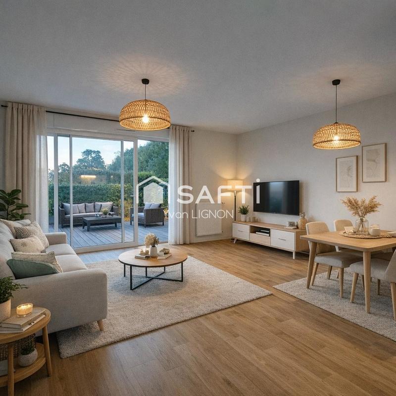 Appartement - 61 m² - 3 pièces