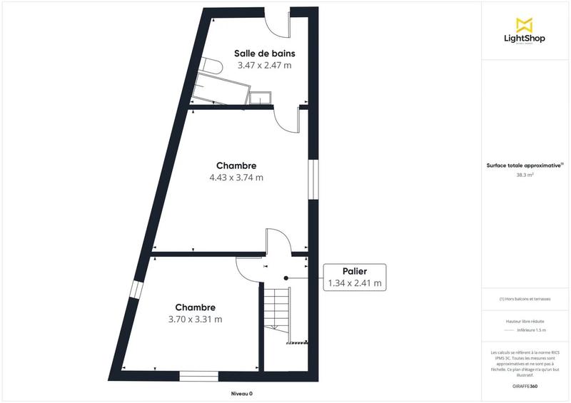 Maison - 73 m² - 3 pièces