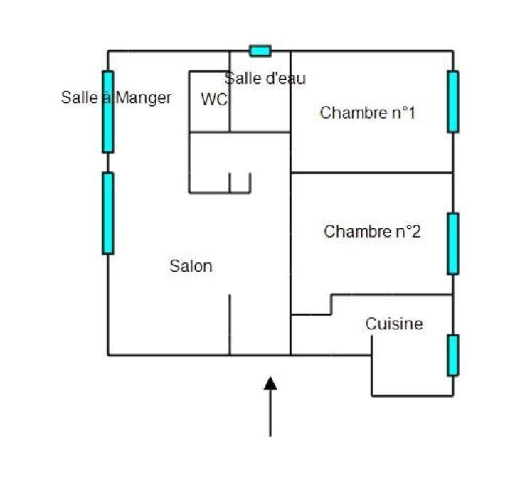 Appartement - 75 m² - 4 pièces